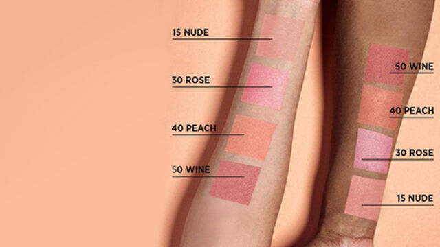 Blush en bronzer
