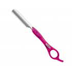 Feather Styling Razor Transparant Pink