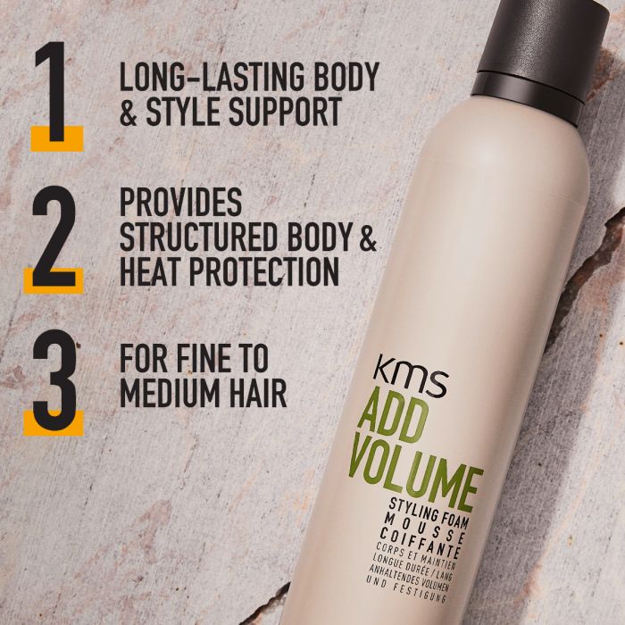 KMS AddVolume Styling Foam 300ml