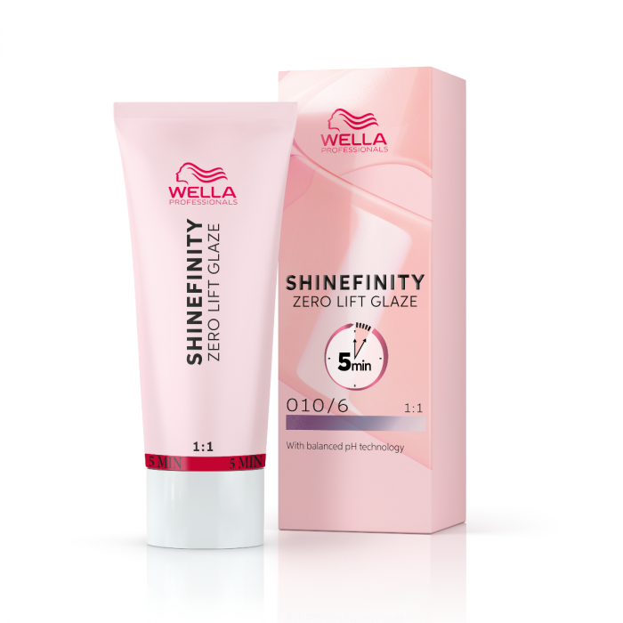 Wella ShineFinity Zero Lift Glaze 10/6 Lavender Flash 60ml main product photo