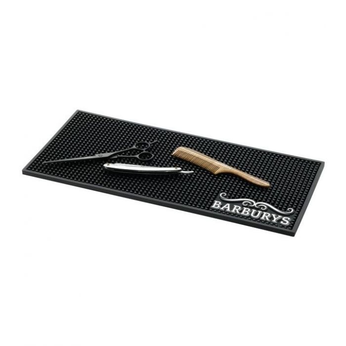 Barburys Pick-Up anti-slip mat for barber tools zwart main product photo