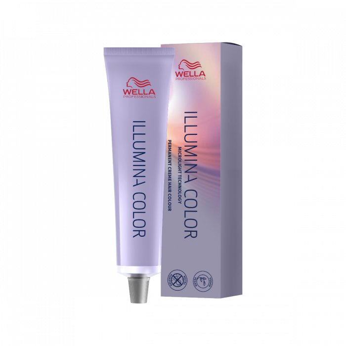 Wella Illumina Color 7/53 Medium Blonde Mahogany Gold 60ml main product photo