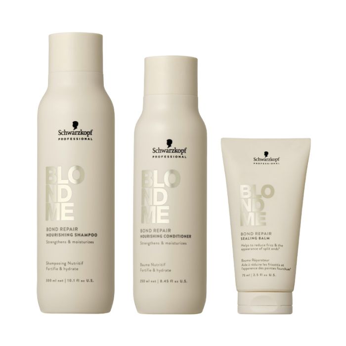 Schwarzkopf BlondMe Bond Repair Nourishing Set + Sealing Balm 75ml main product photo
