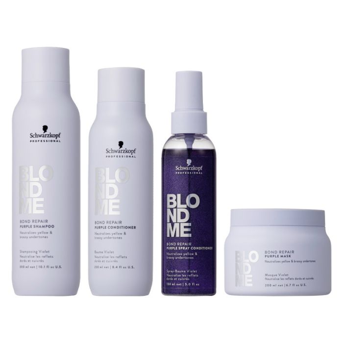 Schwarzkopf BlondMe Bond Repair Purple Pakket main product photo