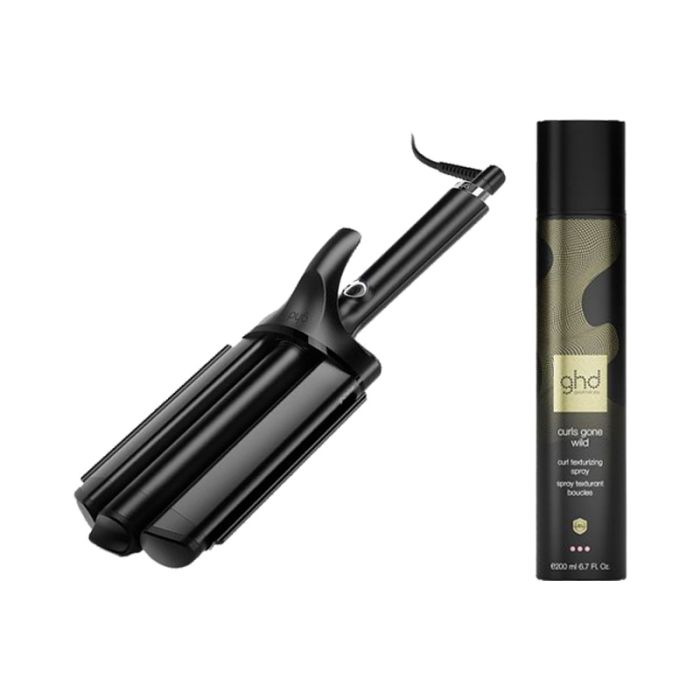 ghd Triple Waver + Curls Gone Wild Curl Texturising Spray 200ml main product photo