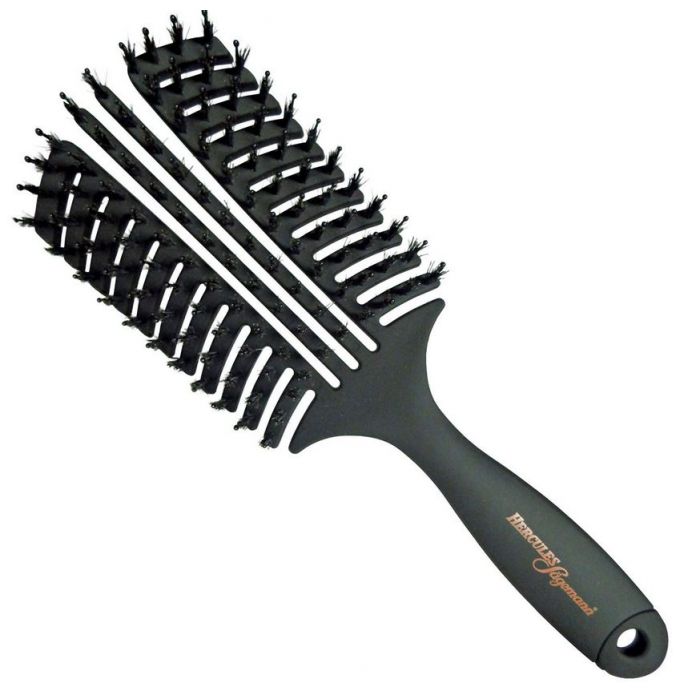Hercules Vent Brush met Everzwijnhaar Zwart Large main product photo