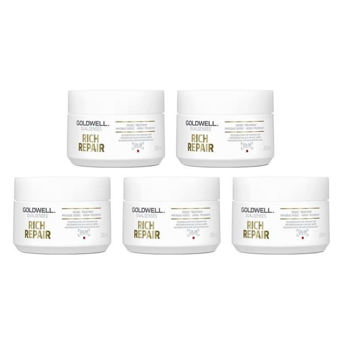 10x Goldwell Dualsenses Rich Repair 60sec Treatment 200ml main product photo