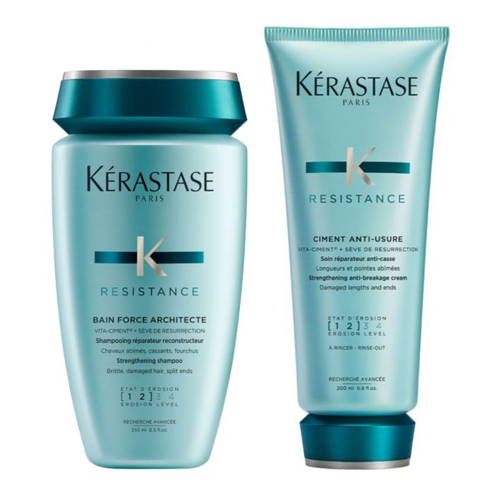 Kerastase Résistance Bain Force Architecte 250ml + Ciment Anti-Usure 200ml main product photo