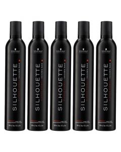 10x Schwarzkopf Silhouette Super Hold Mousse 500ml