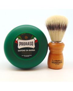 Proraso Scheerzeep bowl  + Sibel Scheerkwast