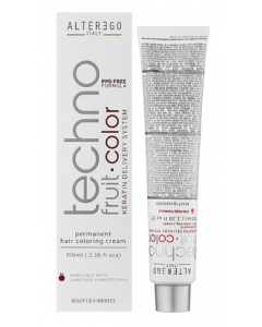 Alterego Techno Fruit Color Permanent Hair Coloring Cream 10/0 Blonde Platinum 60ml