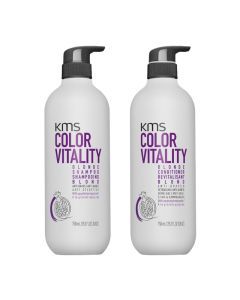 KMS ColorVitality Blonde Shampoo + Conditioner 750ml
