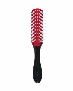 Denman D3 borstel medium 7-rij zwart/rood/wit