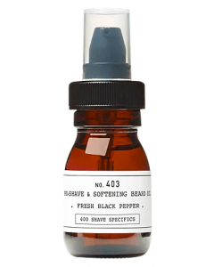 Depot 403 Pre-shave &amp; Softening Beard Oil Black Pepper 30ml