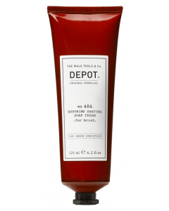 Depot 404 Soothing Shaving Soap Cream For Brush  125ml