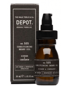 Depot 505 Conditioning Beard Oil Ginger &amp; Cardamom 30ml