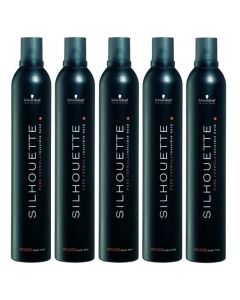 10x Schwarzkopf Silhouette Super Hold Mousse 500ml