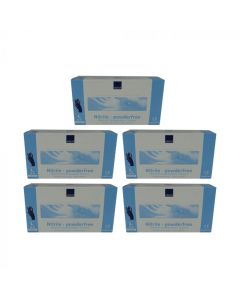 15x Abena Nitril-Handschoenen poedervrij Maat M blauw 100st