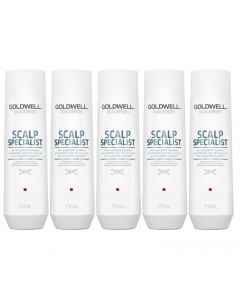 5x Goldwell Dualsenses Scalp Specialist Anti-Dandruff Shampoo 250ml