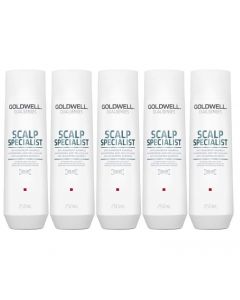 5x Goldwell Dualsenses Scalp Specialist Anti-Dandruff Shampoo 250ml