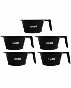 15x Haibu Essentials Verfbakje Antislip met handvat zwart