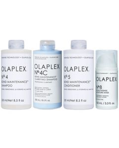 Beschadigd haar pakket Olaplex No.4 + 4C + 5 + 8