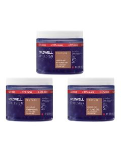 3x Goldwell StyleSign Lagoom Jam Styling Gel 200ml