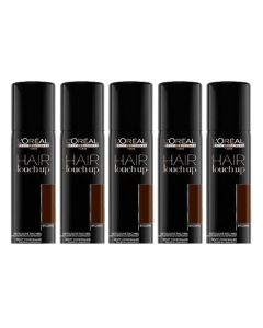 5x L&#039;Oréal Hair Touch Up Uitgroei Concealer brown 75ml