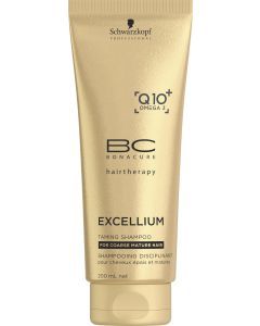 Schwarzkopf BC Excellium Q10 Taming Shampoo 200ml Productafbeelding
