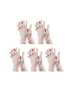 5x Stockhunter Vinyl-Handschoenen gepoederd maat M 100st