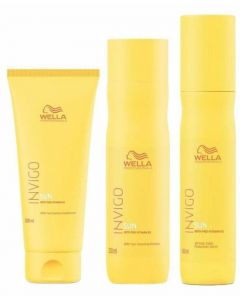 Door zon beschadigd haar pakket Wella Invigo Sun