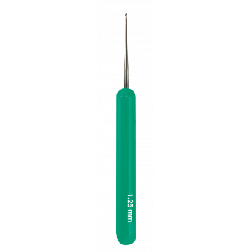 Haaknaald groen 1.25 mm